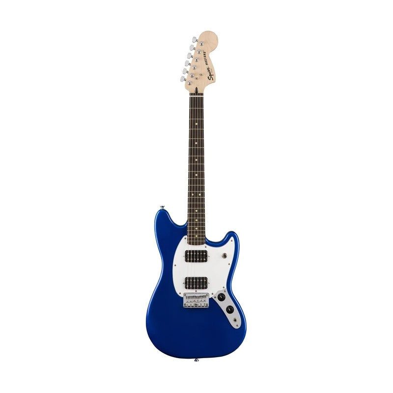 Squier By Fender Bullet Mustang HH Basswood Body Electric Guitar Laurel FB Imperial Blue