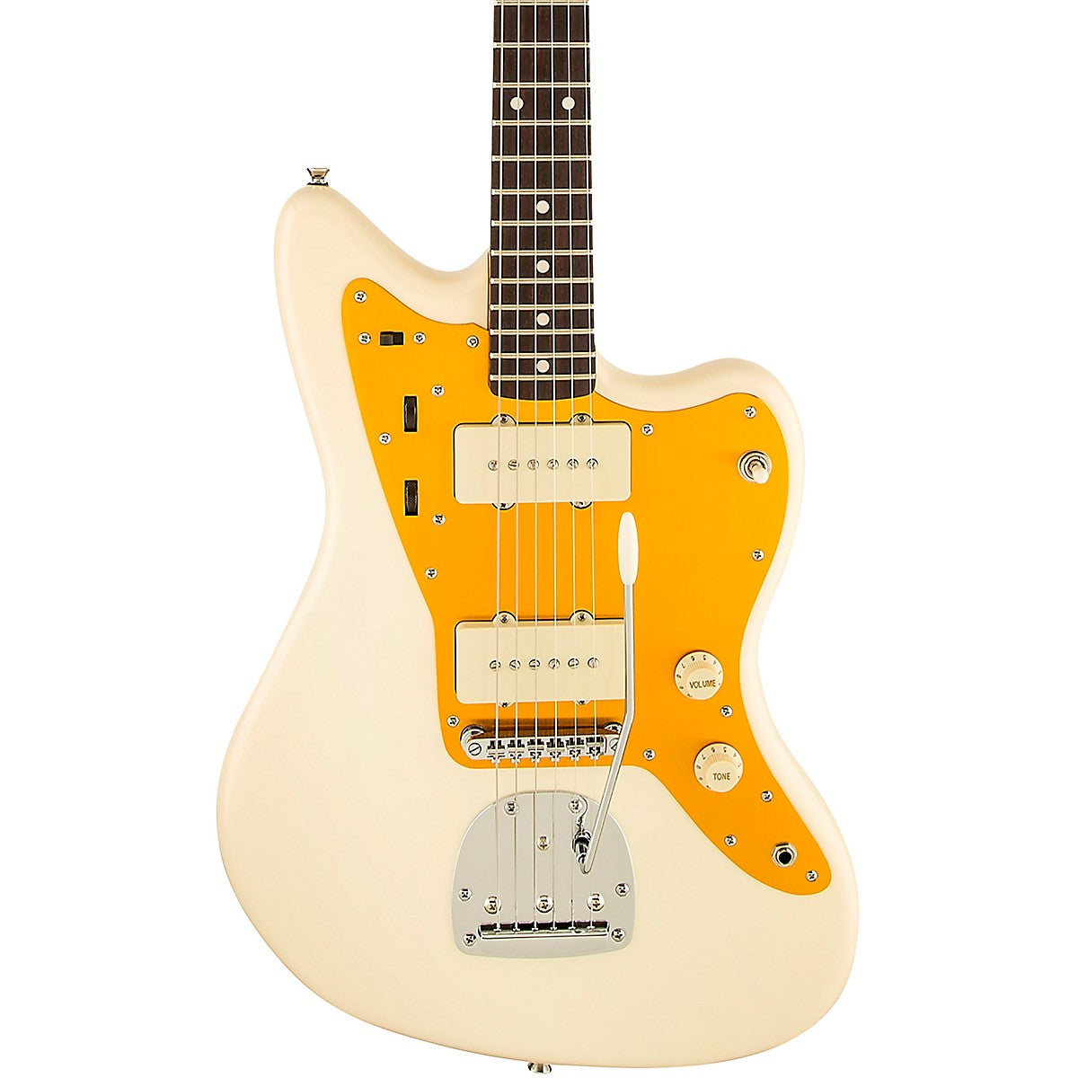 Squier by Fender J Mascis Signature Jazzmaster Classic Vibe Basswood Electric Guitar Laurel Fingerboard with Tremolo Vintage White