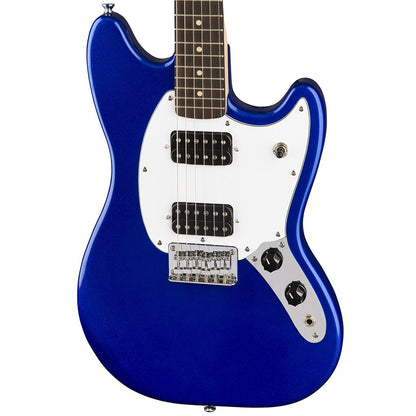 Squier By Fender Bullet Mustang HH Basswood Body Electric Guitar Laurel FB Imperial Blue