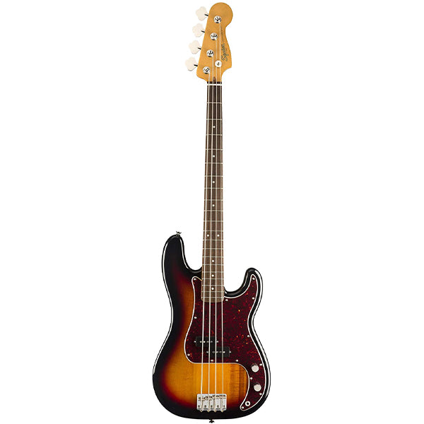 Squier by Fender Classic Vibe 60s Precision 4 Strings Electric Bass Guitar Indian Laurel Fingerboard 3 Tone Sunburst