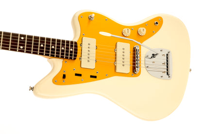 Squier by Fender J Mascis Signature Jazzmaster Classic Vibe Basswood Electric Guitar Laurel Fingerboard with Tremolo Vintage White