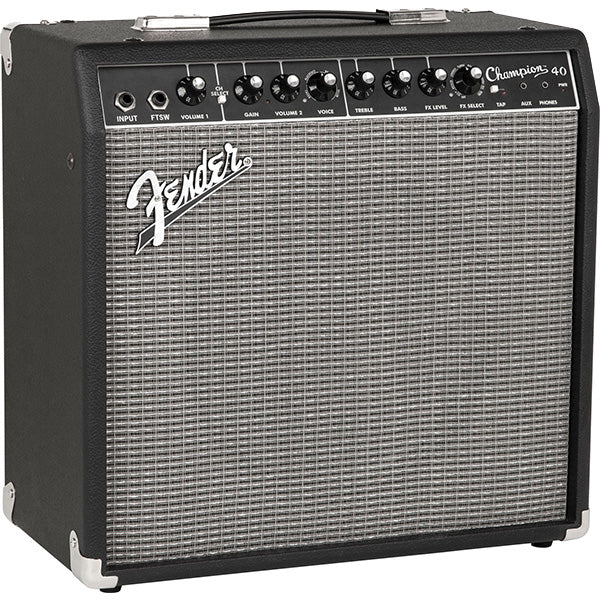 Fender Champion 40 40 Watt 1x12 Inch Combo Speaker Amplifier for Electric Guitar Amp