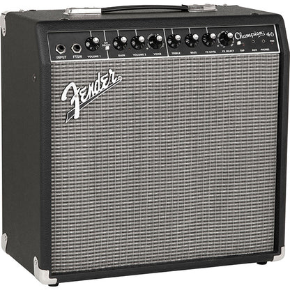 Fender Champion 40 40 Watt 1x12 Inch Combo Speaker Amplifier for Electric Guitar Amp