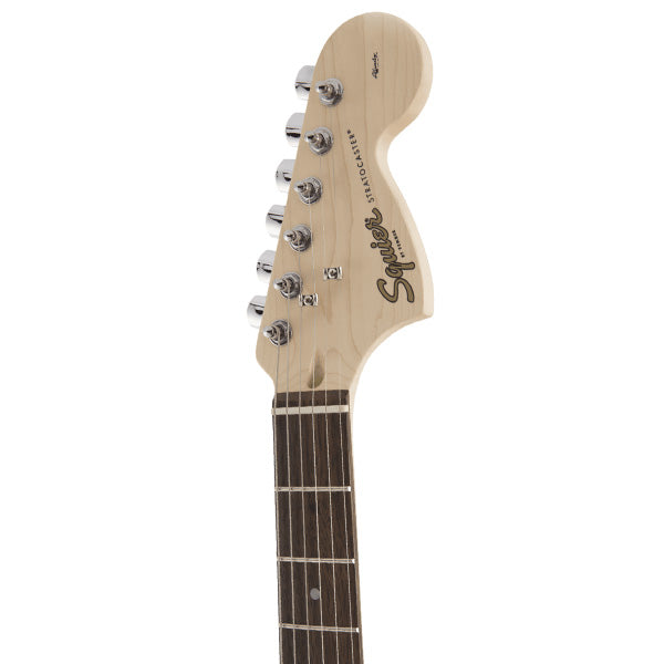 Squier by Fender FSR Affinity Stratocaster Series Poplar Body Maple Electric Guitar Shell Pink