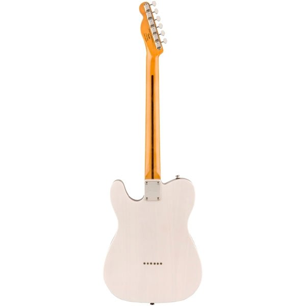 Squier By Fender Classic Vibe 50s Telecaster Solid Body Electric Guitar With Maple Fingerboard - White Blonde