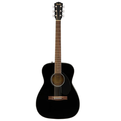 Fender CC-60S Solid Spruce Top Concert Acoustic Guitar Pack V2 Black (CC60S)