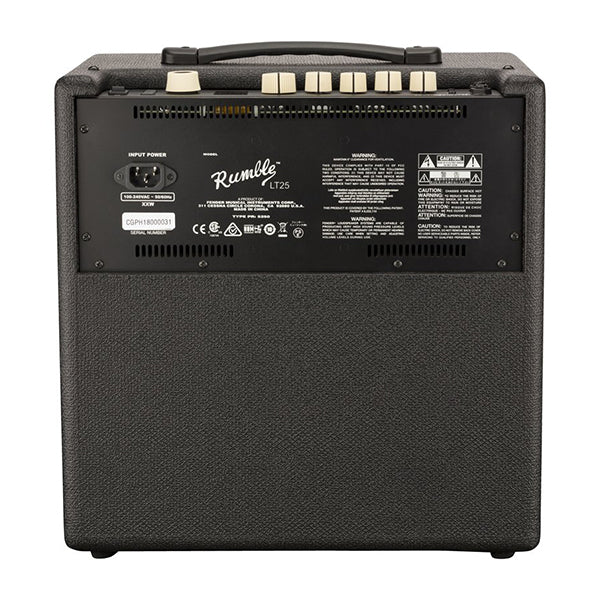Fender Rumble LT25 25 Watt 230V Bass Guitar Amp Amplifier with Aux Input (LT 25)