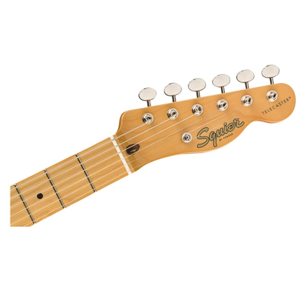 Squier By Fender Classic Vibe 50s Telecaster Solid Body Electric Guitar With Maple Fingerboard - White Blonde