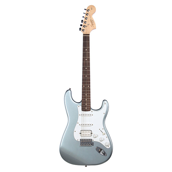Squier by Fender Affinity Stratocaster Electric Guitar Hard Tail with Rosewood Fingerboard (Slick Silver)