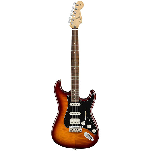 Fender Mexico Player HSS Plus Top Stratocaster Electric Guitar with Pau Ferro Fretboard - Tobacco Sunburst