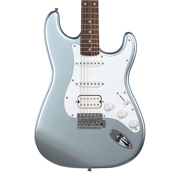 Squier by Fender Affinity Stratocaster Electric Guitar Hard Tail with Rosewood Fingerboard (Slick Silver)