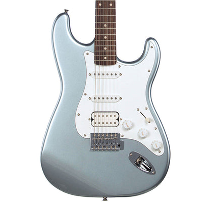 Squier by Fender Affinity Stratocaster Electric Guitar Hard Tail with Rosewood Fingerboard (Slick Silver)