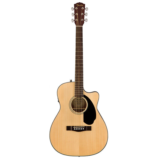 Fender CC-60SCE Solid Spruce Top Concert Acoustic Electric Guitar Natural (CC60SCE)