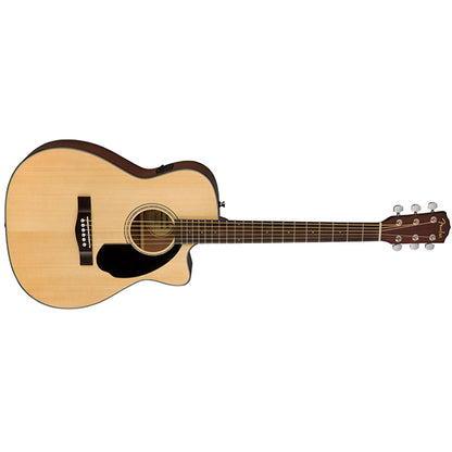 Fender CC-60SCE Solid Spruce Top Concert Acoustic Electric Guitar Natural (CC60SCE)