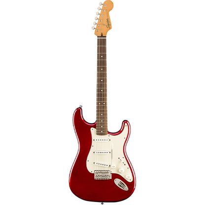 Squier By Fender Classic Vibe 60s Stratocaster Electric Guitar With Tremolo Laurel Fingerboard (Candy Apple Red)