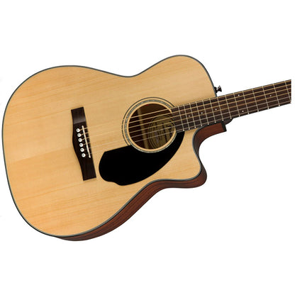 Fender CC-60SCE Solid Spruce Top Concert Acoustic Electric Guitar Natural (CC60SCE)