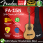 Fender FA-15N 3/4 Size Nylon String Classical Guitar Agathis Top with Bag (FA15N)