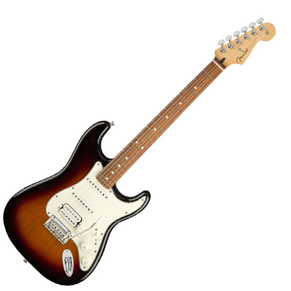 Fender Mexico Player HSS Stratocaster Electric Guitar with Pau Ferro Fingerboard - 3 Tone Sunburst
