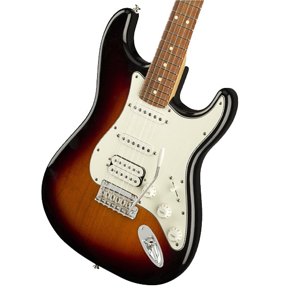 Fender Mexico Player HSS Stratocaster Electric Guitar with Pau Ferro Fingerboard - 3 Tone Sunburst