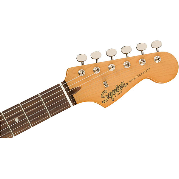 Squier By Fender Classic Vibe 60s Stratocaster Electric Guitar With Tremolo Laurel Fingerboard (Candy Apple Red)