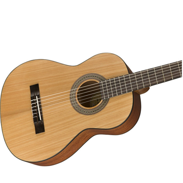Fender FA-15N 3/4 Size Nylon String Classical Guitar Agathis Top with Bag (FA15N)