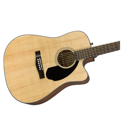 Fender CD-60SCE Solid Spruce Top Dreadnought Acoustic Electric Guitar Natural (CD60SCE)