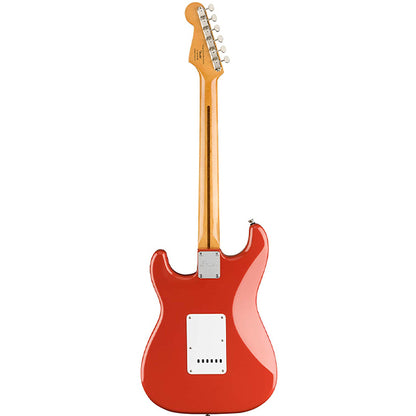 Squier By Fender Classic Vibe 50s Stratocaster Electric Guitar With Tremolo Maple Fingerboard (Fiesta Red)