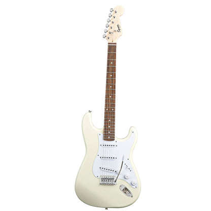 Fender Squier Bullet Stratocaster with Tremolo Electric Guitar SSS Strat (Arctic White)