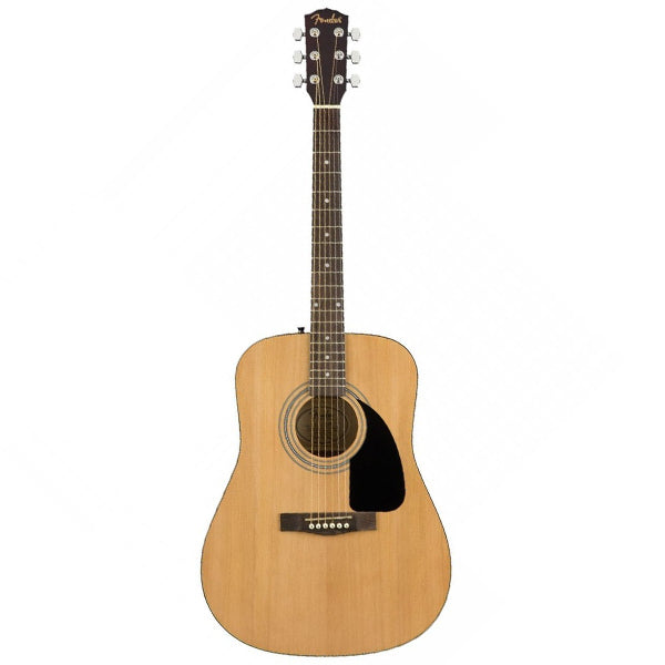 Fender FA-115 Beginner Dreadnought Pack Acoustic Guitar Natural with Strings Strap and Picks (FA115)
