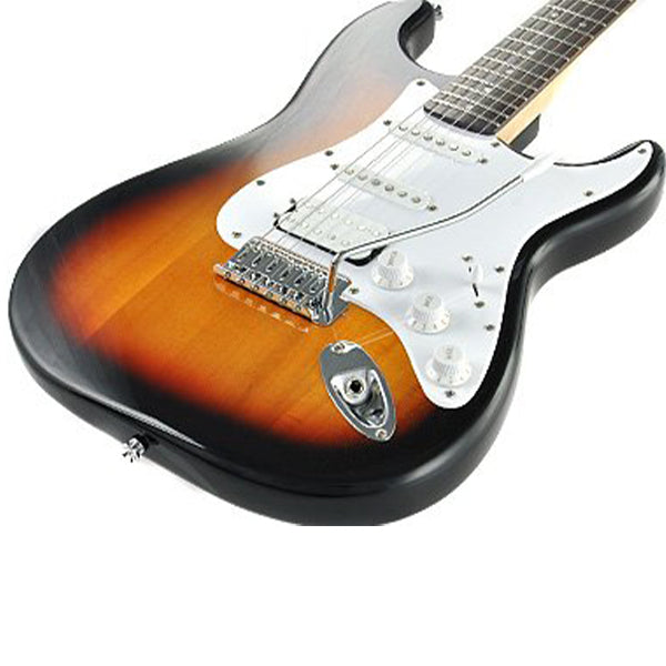 Fender Squier Bullet Stratocaster with Tremolo Electric Guitar SSS (Brown Sunburst)