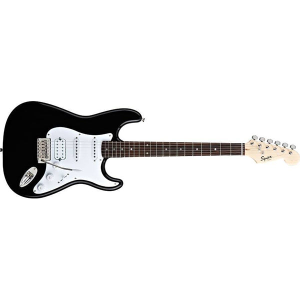 Fender Squier Bullet Stratocaster with Tremolo Electric Guitar SSS Strat (Black)