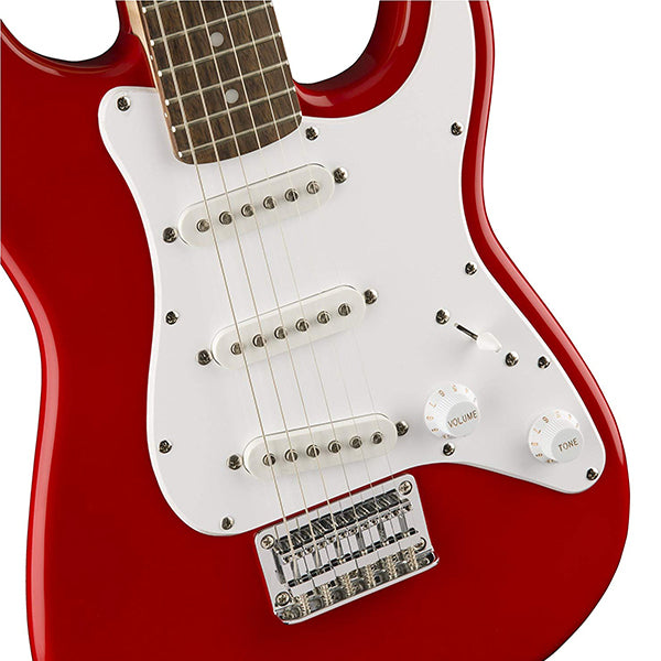 Fender Squier Mini Stratocaster Electric Guitar Junior Strat Guitar (Torino Red)