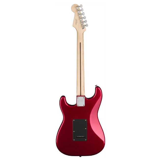 Squier by Fender Contemporary HH Stratocaster Electric Guitar with Maple Fingerboard Dark Metallic Red (DMR)