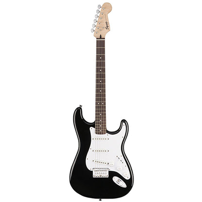 Fender Squier Bullet Standard Stratocaster SSS Hardtail Electric Guitar (Laurel FB, Black)