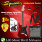 Fender Squier Affinity Series HSS Stratocaster Guitar Pack Frontman 15G Amp (Candy Apple Red)