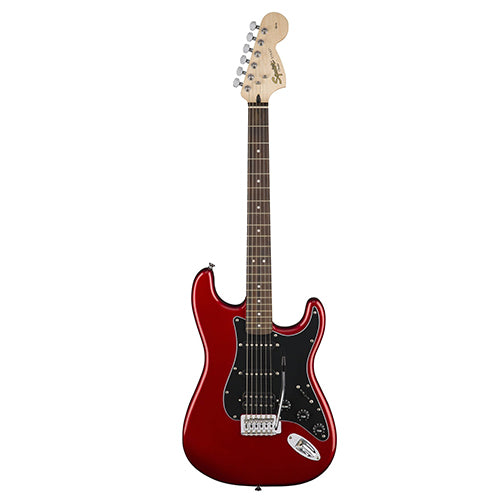 Fender Squier Affinity Series HSS Stratocaster Guitar Pack Frontman 15G Amp (Candy Apple Red)