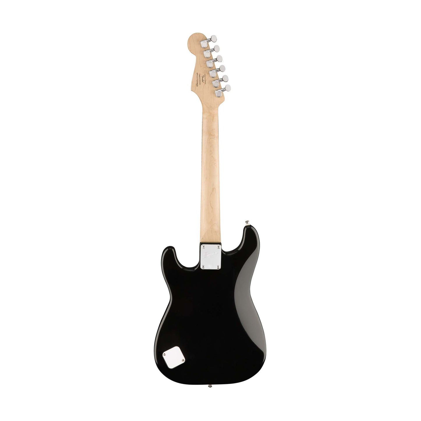 Fender Squier Mini Stratocaster Electric Guitar Junior Strat Guitar (Laurel FB Black)
