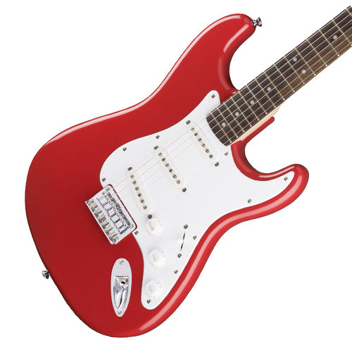 Fender Squier Bullet Standard Stratocaster SSS Hardtail Electric Guitar (Fiesta Red)