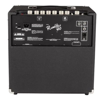 Fender Rumble 40 V3 40-watt Amp 1x10 Guitar Bass Combo Amplifier Speaker