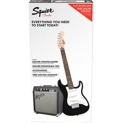 Fender Squier Pack Affinity Series SSS Stratocaster Electric Guitar Pack Complete Bundle