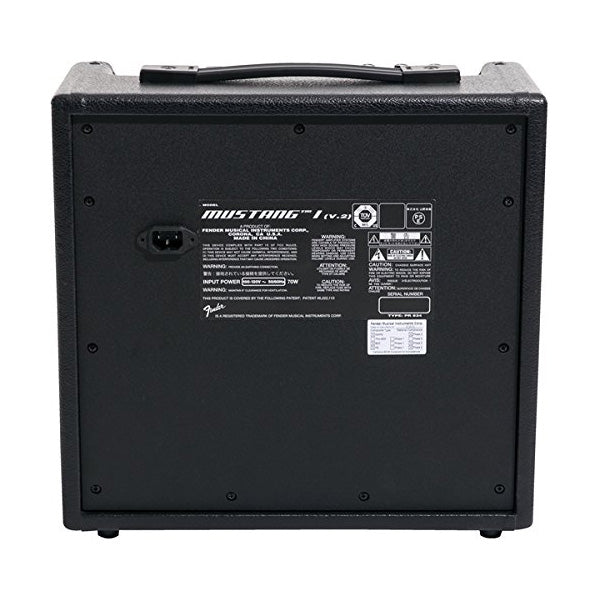 Fender Mustang I V2 1X8" Modeling Electric Guitar Combo Amplifier With Effect Black (Mustang 1)