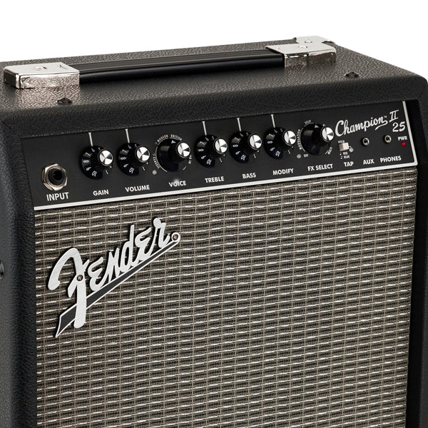 Fender Champion II 25 25 Watt 8 Inch Single Channel Amp Combo Guitar Amplifier