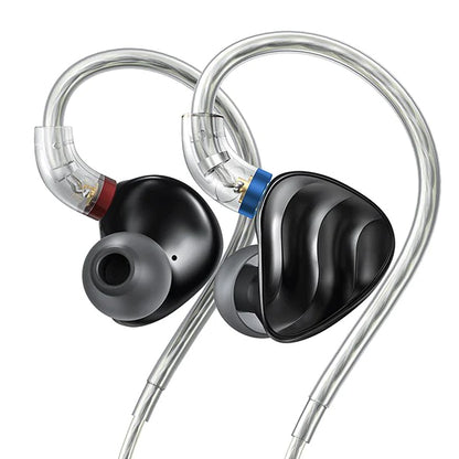 FiiO FH3 Beryllium Plated Dynamic Drive HiFi Earbud Hybrid In Ear Monitor Earphone