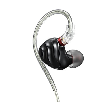 FiiO FH3 Beryllium Plated Dynamic Drive HiFi Earbud Hybrid In Ear Monitor Earphone