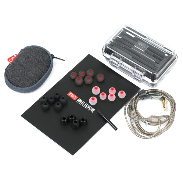 FiiO FH3 Beryllium Plated Dynamic Drive HiFi Earbud Hybrid In Ear Monitor Earphone