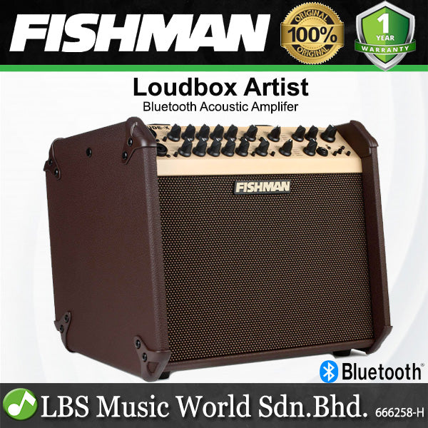 Fishman Loudbox Artist 120 Watt Bluetooth Bi Amplifier Acoustic Guitar Combo Speaker Amp