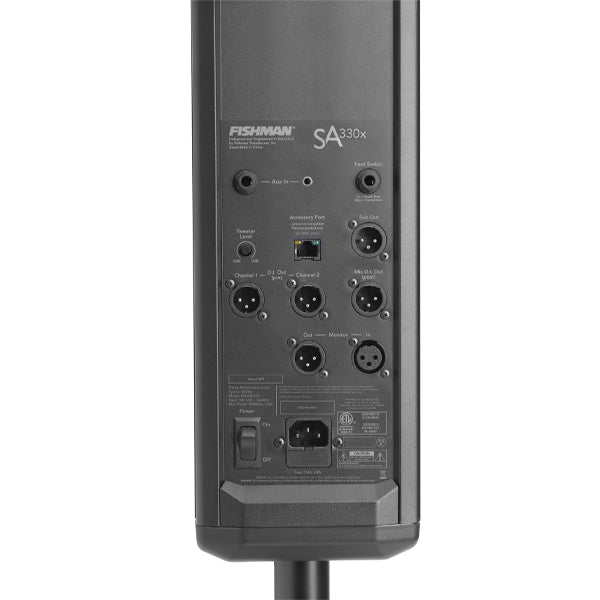 Fishman SA330X 330 Watt Portable Performance Audio PA System 2 Way Speaker