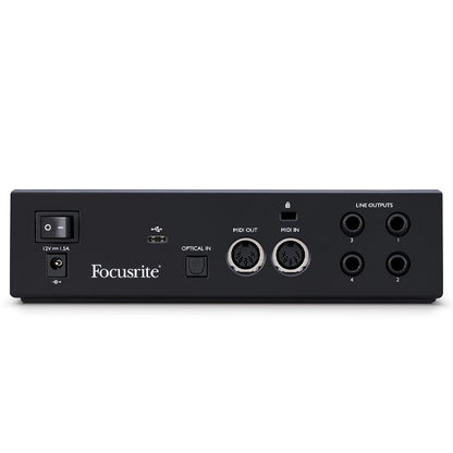 Focusrite Clarett+ 2Pre Pure Sounding 10 In and 4 Out USB C Audio Interface For Recording Artist (Clarett + 2 Pre)