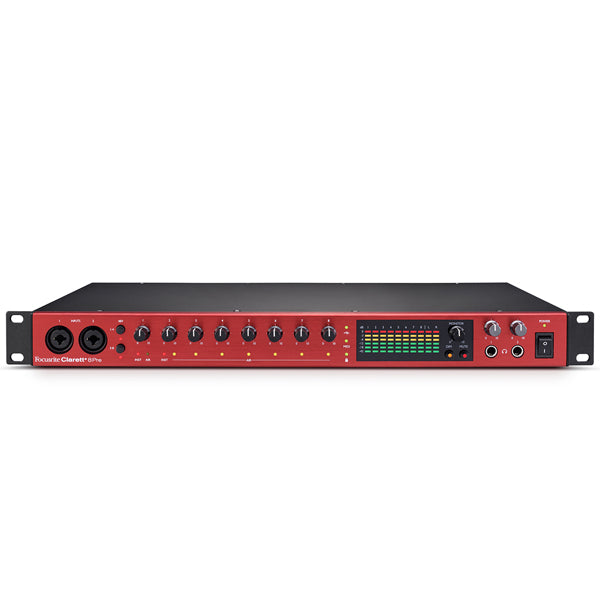 Focusrite Clarett+ 8Pre Powerful Studio Grade 18 In and 20 Out USB C Audio Interface For Producer (Clarett + 8 Pre)
