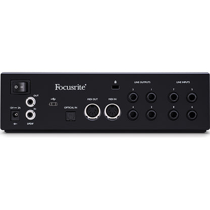 Focusrite Clarett+ 4Pre 18 In and 8 Out USB C Audio Interface For Complete Creator (Clarett + 4 Pre)